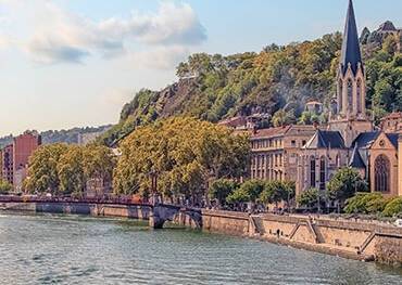 A panoramic view of Lyon