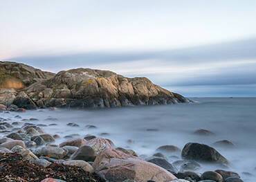 Pebbled beach in Arendal