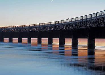 Bridge on the River Tay in Dundee