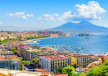 A panoramic view of Naples