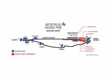 Canadian Grand Prix Seating Chart