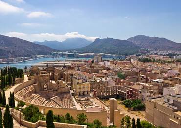 Teatro Romano de Cartagena in Spain