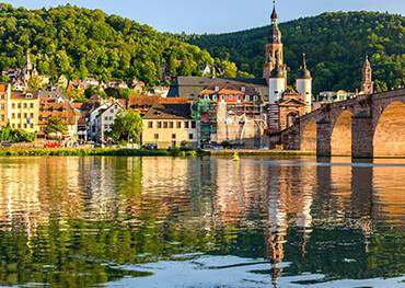 A panoramic view of Heidelberg