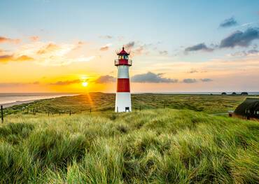 Lighthouse in List on the Island of Sylt
