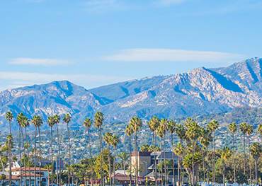 A panoramic view of Santa Barbara