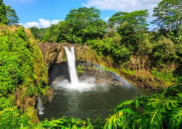 Hawaii, Rainbow Falls in Hilo