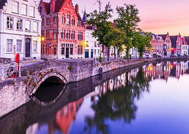 Blue hour in Bruges