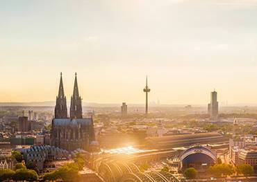 A panoramic view of Cologne