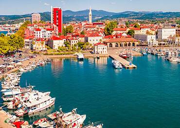 A panoramic view of Koper