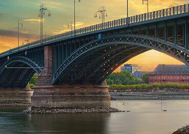 Theodor Heuss bridge in Mainz