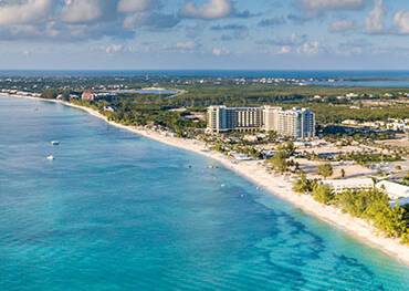 A panoramic view of the Cayman Islands