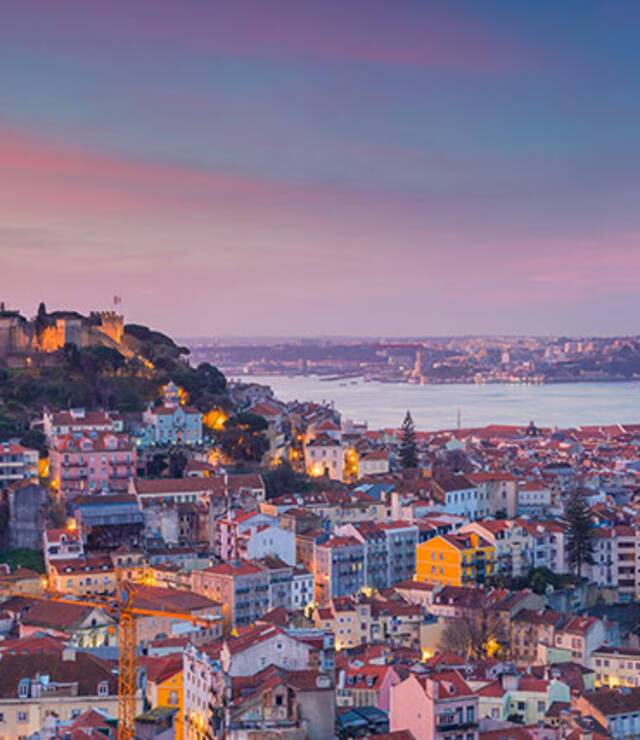A panoramic view of Lisbon