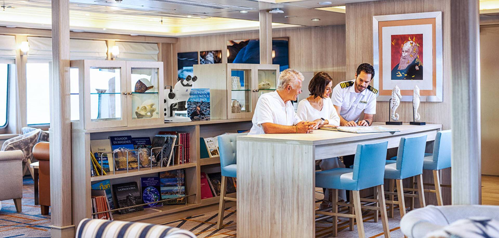 Science Corner on MS Santa Cruz II