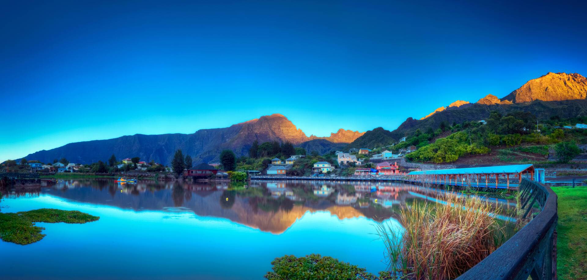 Reunion Island - Lake Cilaos at Dawn