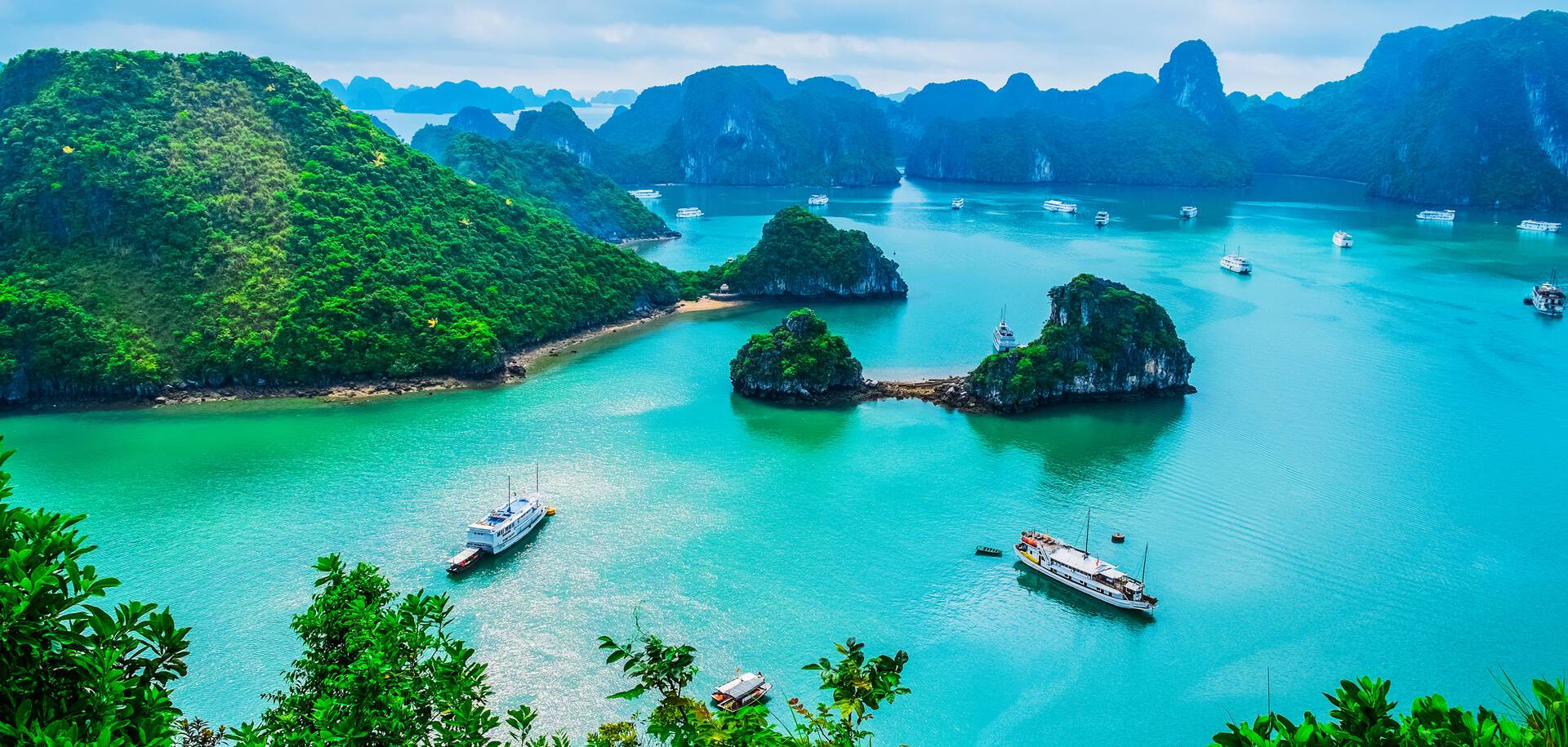 Scenic View of Halong Bay