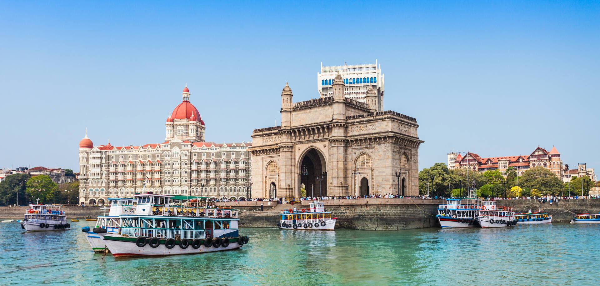 View from Mumbai Harbour, India