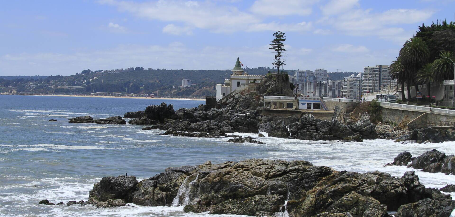 Beaches of Valparaiso, Vina Del Mar, Chile