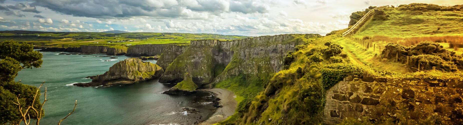 The coast of Northern Ireland