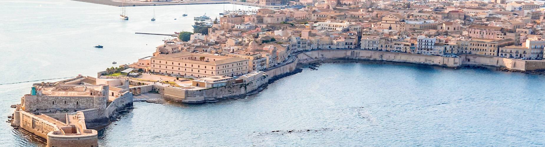 The coastline town of Syracuse