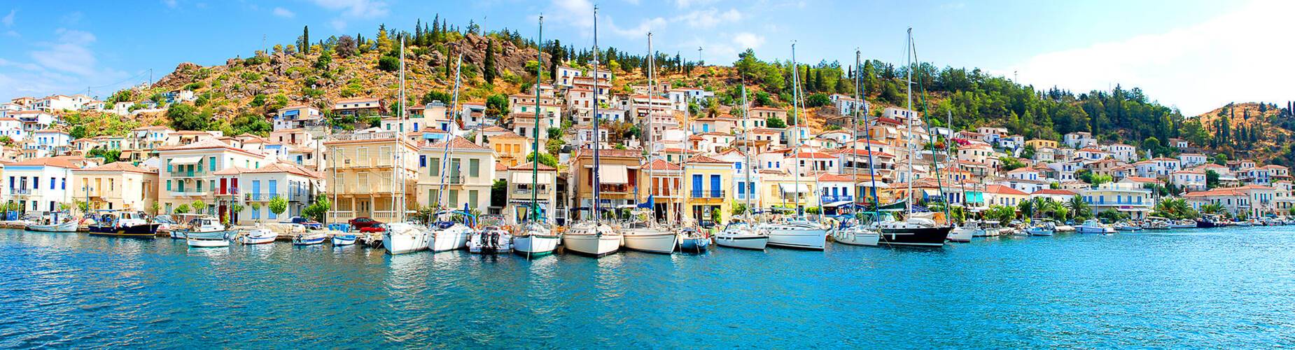 A panoramic view of Gythion