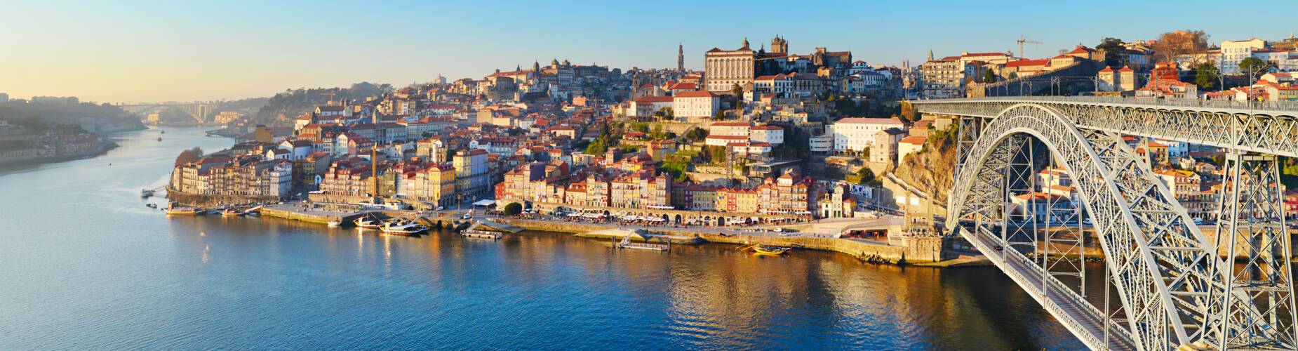 A panoramic view of Porto