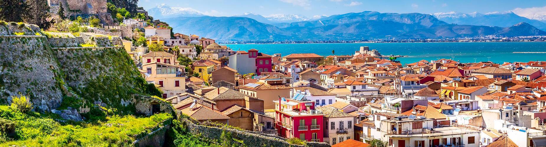 A panoramic view of Nafplion