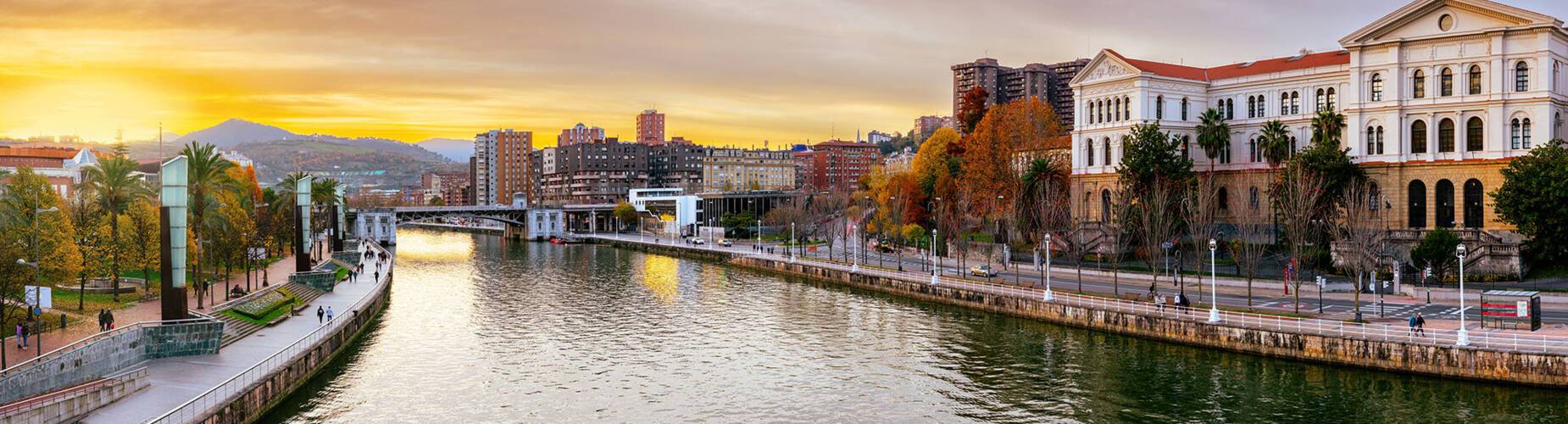 A panoramic view of Bilbao