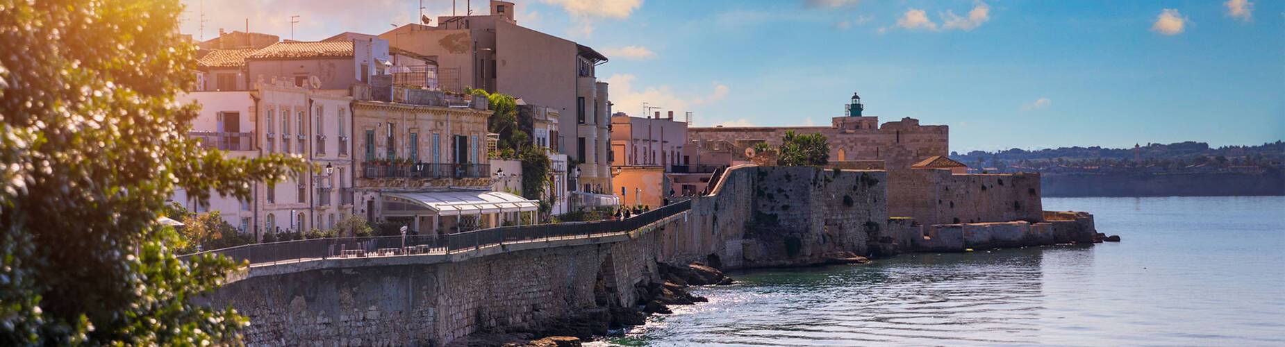A panoramic view of Siracusa