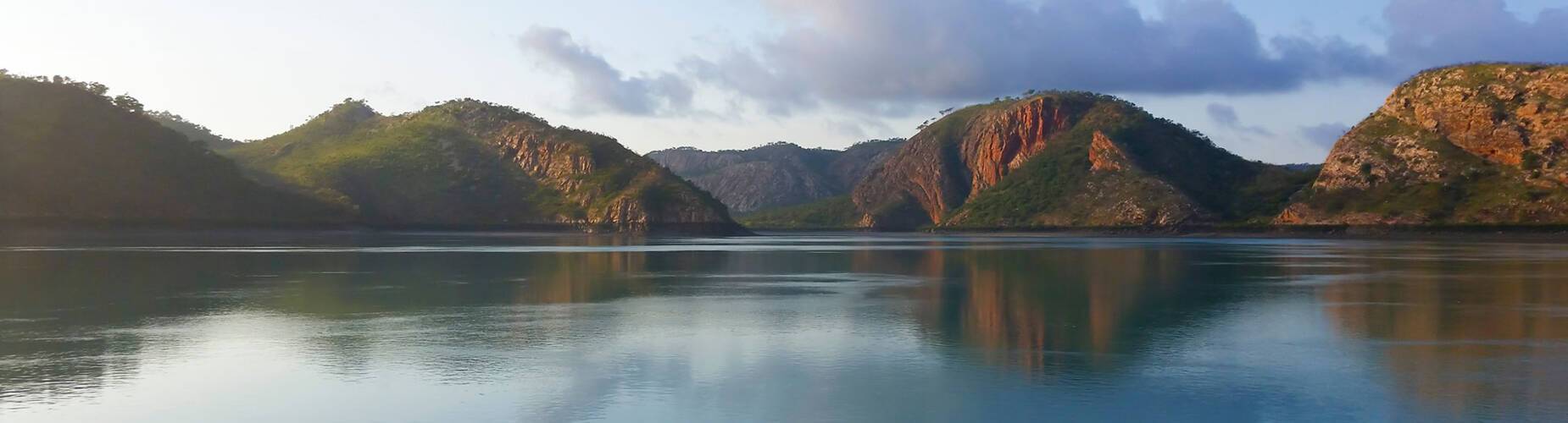 A panoramic view of Buccaneer Archipelago