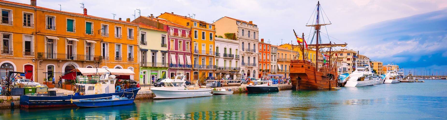 Panoramic view of Sete