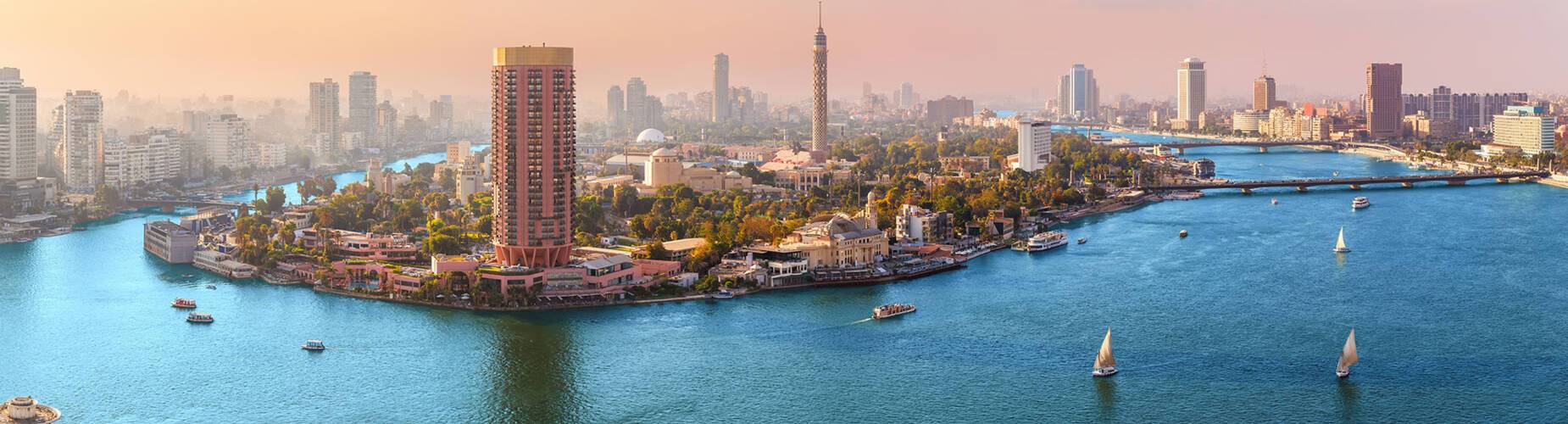 A panoramic view over Cairo