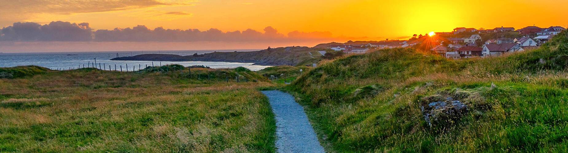 The sunsetting over Haugesund