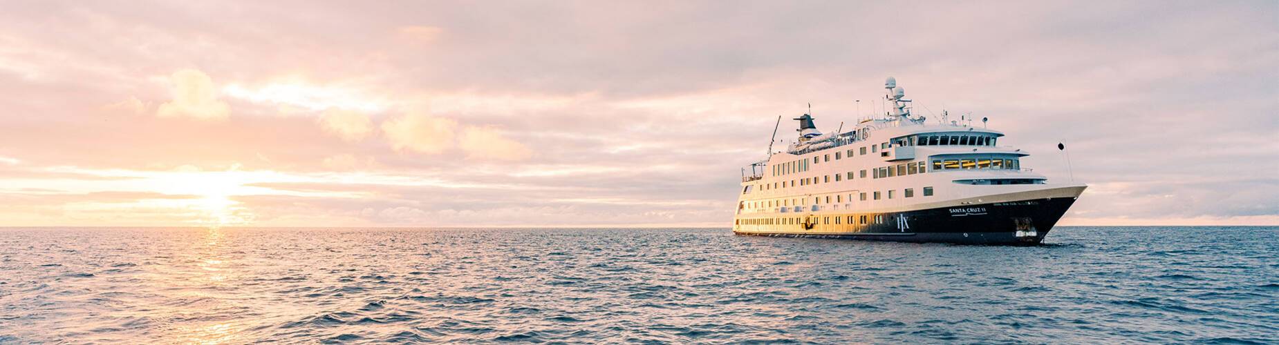 MS Santa Cruz II at sea in the Galapagos Islands, Ecuador
