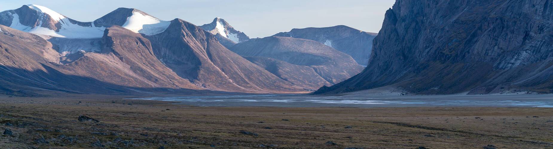 A panoramic view of Monumental Island