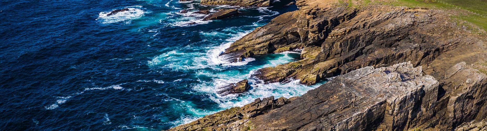 Cliffs off the coast of Kirkwall