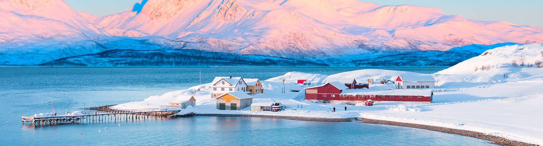 A wooden pier in Tromso