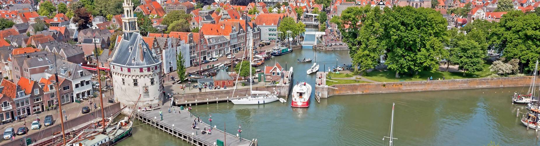 An aerial view of Hoorn