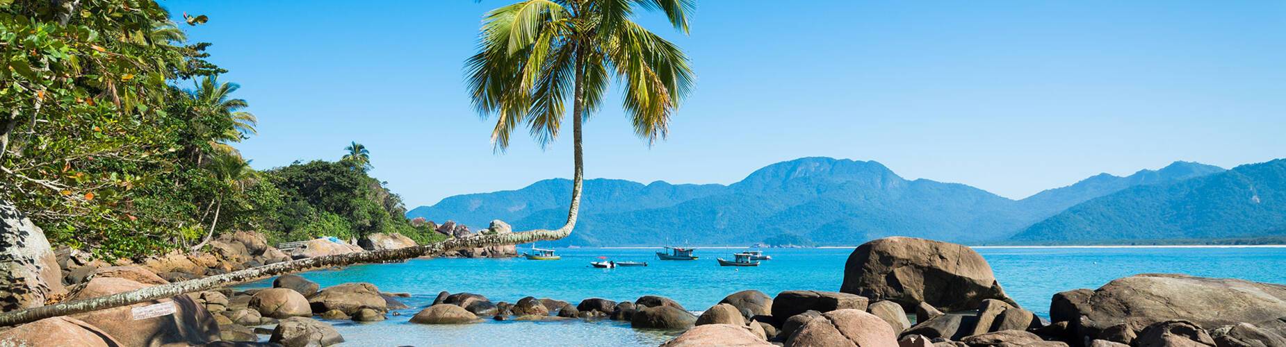 A picturesque beach in Ilha Grande
