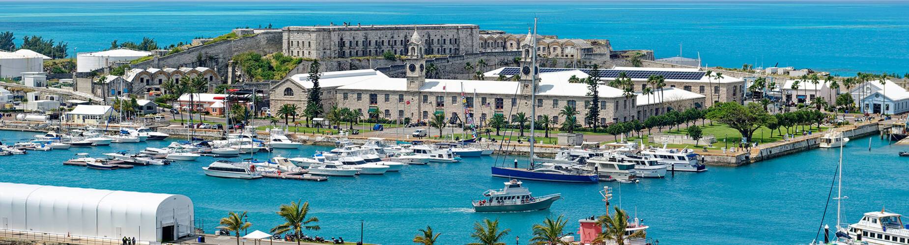 The Royal Naval Dockyard in King's Wharf