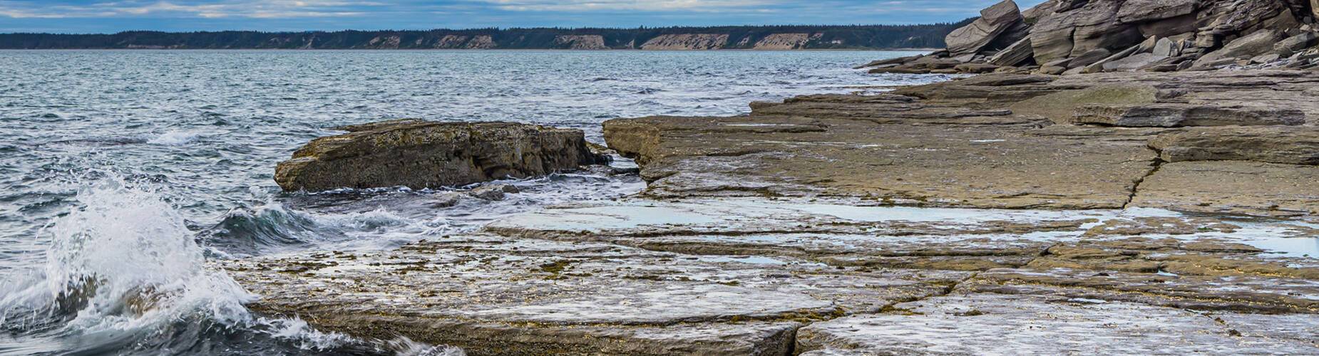 An estuary near Havre St. Pierre