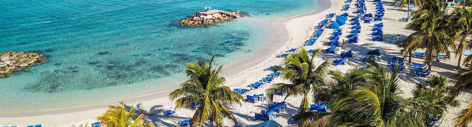 An aerial view of Princess Cays