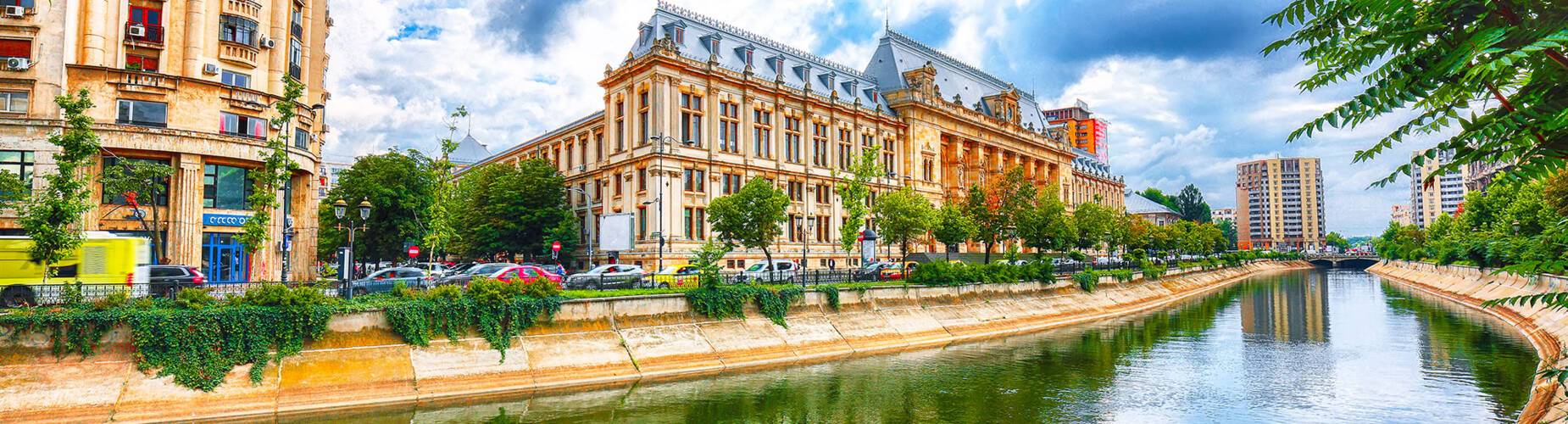 View of Old Town Bucharest