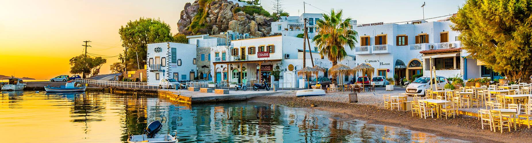 A panoramic view of Patmos
