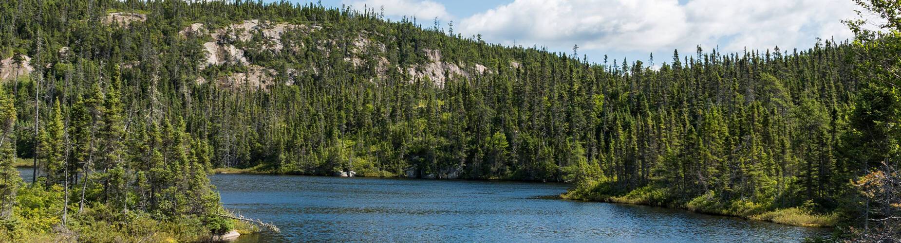 A view of the river near Baie-Comeau