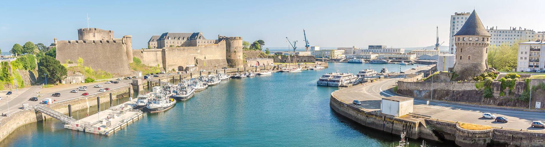 Panoramic view of Brest