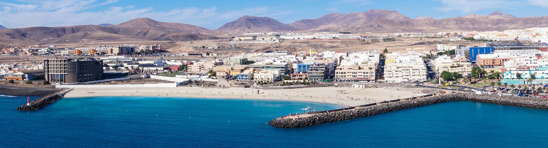 A panoramic view of Puerto del Rosario