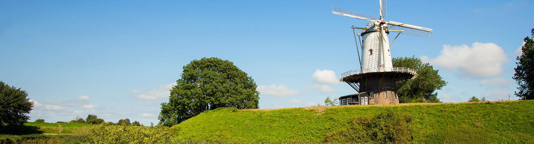 Traditional windmill in Veere