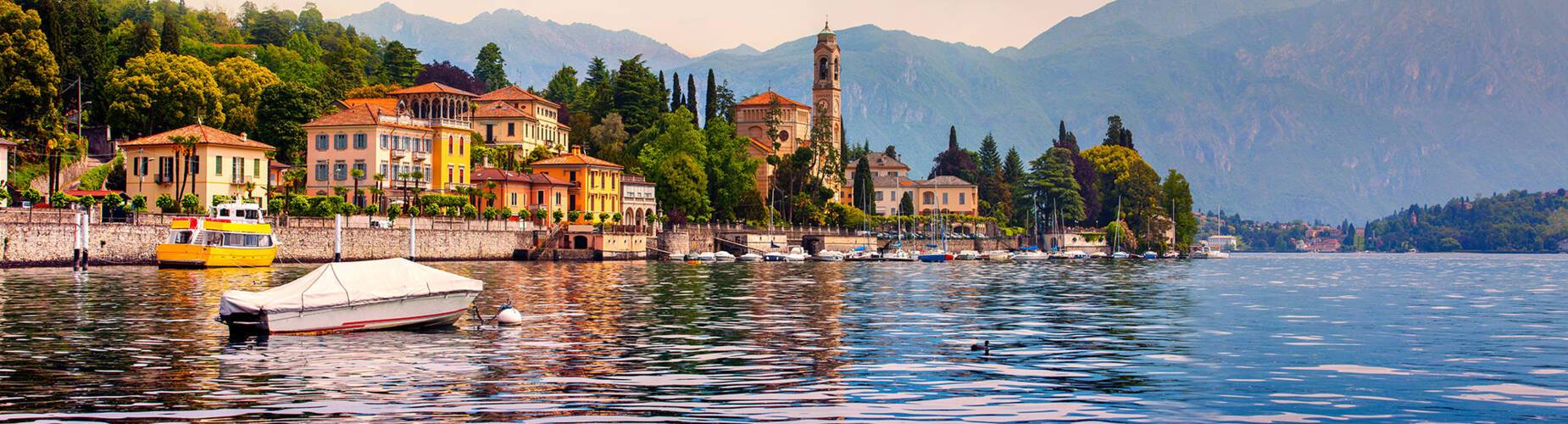 A panoramic view of Kotor at sunset