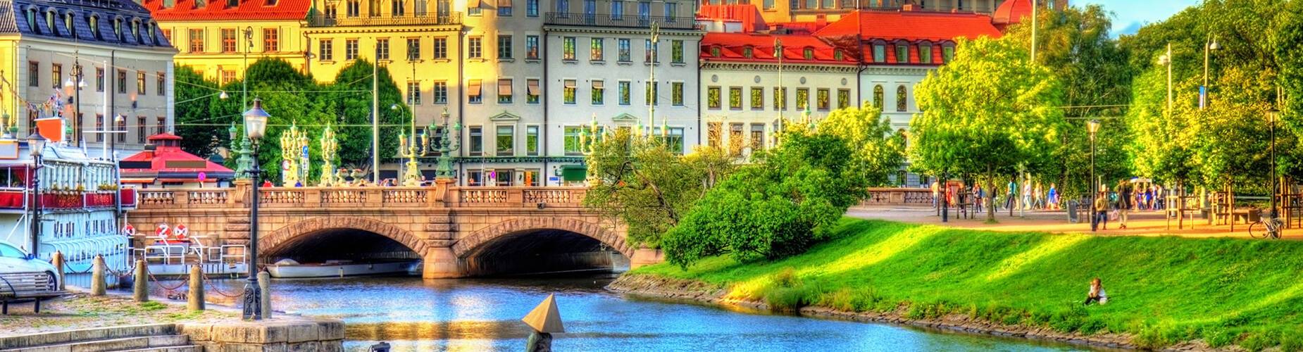 A panoramic view of Gothenburg