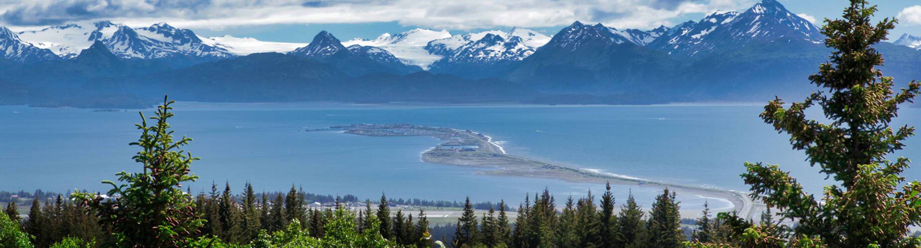 A panoramic view of Homer